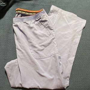 HEART SOUL!, scrub bottom pants, baby blue,